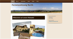Desktop Screenshot of ferienwohnung-barth.com